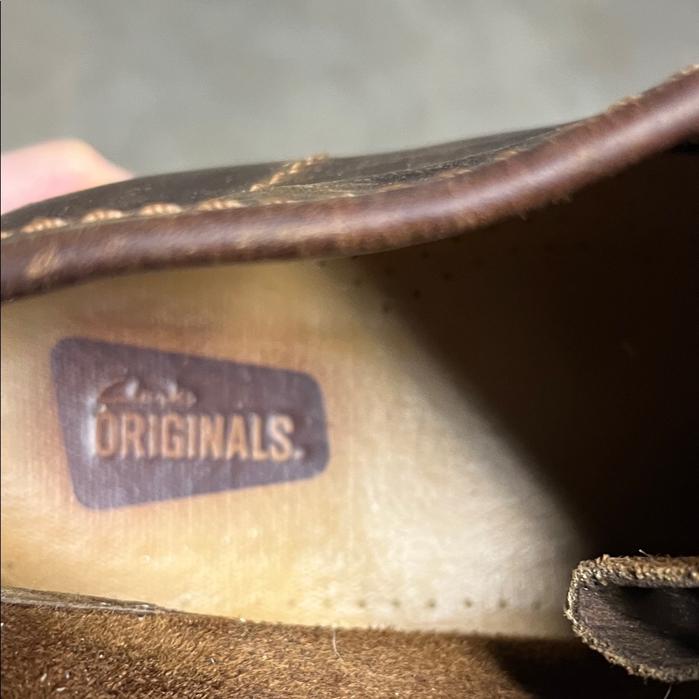Clark’s Original Men's Brown Leather Shoes - Picture 2 of 5